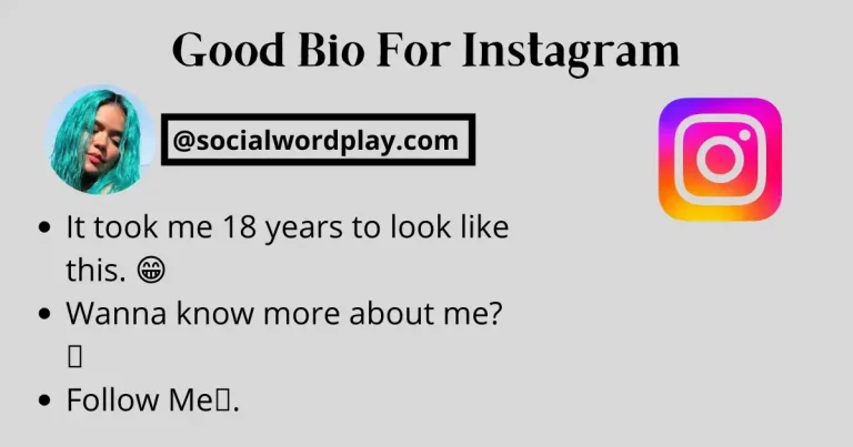 good bio for instagram