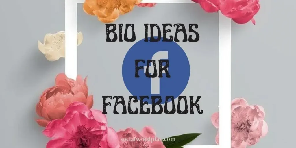 facebook bio ideas text with facebook logo