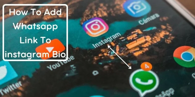 how to add a whatsapp link to instagram bio text with mobile screen
