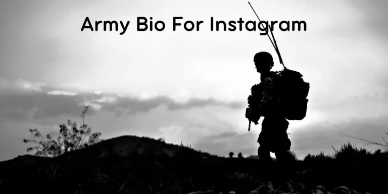 army bio for instagram text 