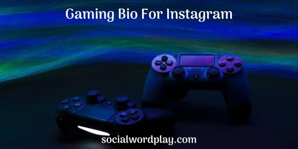 gaming bio for instagram text with joy stick