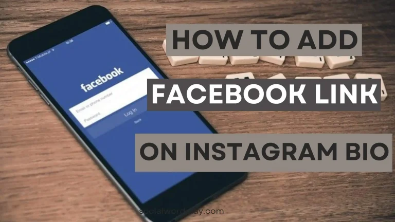 How to add Facebook link on Instagram bio